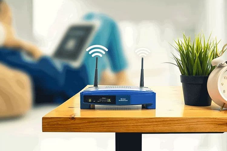 Roteador Wi-Fi instalado pela W Net